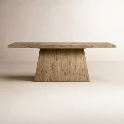 Clarendon 40" Solid Wood Pedestal Dining Table