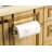 Basicwise Hanging Paper Towel Holder Over-the-Cabinet Door Organizer Rack Space-Saving Kitchen and Under-Sink Storage Solution for Standard Rolls with Easy Access for Home Office and Everyday Use