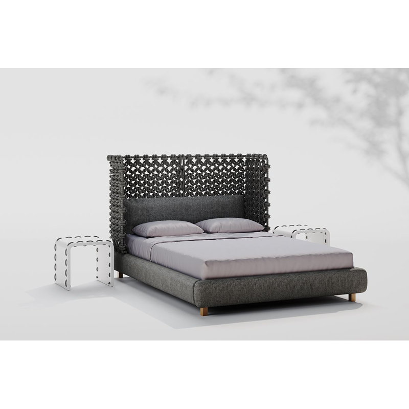 Cabaret Upholstered Bed, Midnight, King