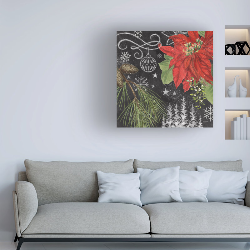 Art mural sur toile Chalk II, H 14 po x l 14 po