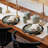 The Haings Round Beaded Placemats Set with Abstract Swirl Pattern for Luxury Dining Table Christmas Decor-98272006