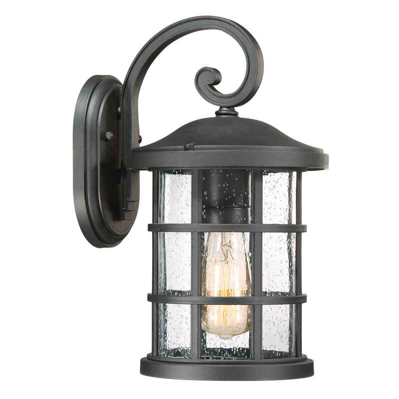 Autry Wall Light, Earth Black, 11" H x 6" W x 7.75" D