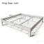Structure de lit plateforme en bois de bambou sec massif de 15 pouces de hauteur, avec support en lattes de bois, style moderne et minimaliste, aucun sommier nécessaire, assemblage facile, brun-2031947281-2031947283