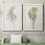 Farmhouse Pressed Flower I - Ensemble de 2 peintures sur toile encadrées-1589339746-1589339756