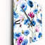 Horloge murale traditionnelle bleue et rose-1202205541