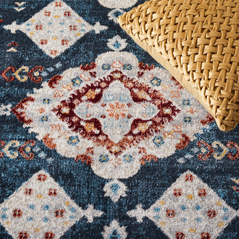 Bayside Performance Machine Washable Oriental Rug, Rectangle 5'3" x 7'6"