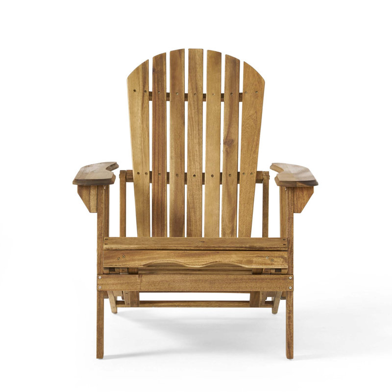 Malibu Reclining Adirondack Chair, Natural Stained