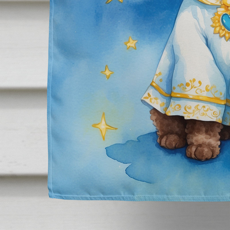 Drapeau chocolat maison caniche mon ange