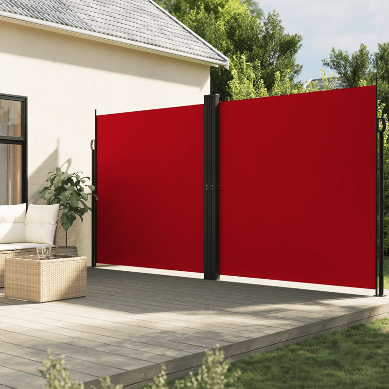 Auvent latéral rétractable Vidaxl anthracite, Brun, H 78,7 po x l 393,7 po 