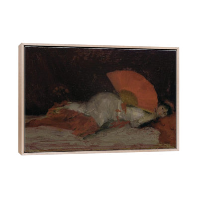 Note En Rouge L'Eventail by James Abbott McNeill Whistler - 1 Piece Wall Art on Canvas