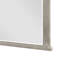 Miroir de commode Kova, pilastres routés, gris et brun 38 x 47 rectangulaire