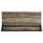 Rectangular Desk In Rustic Oak And Black With Functional Shelves Durability Spacious Work Technology Integration
