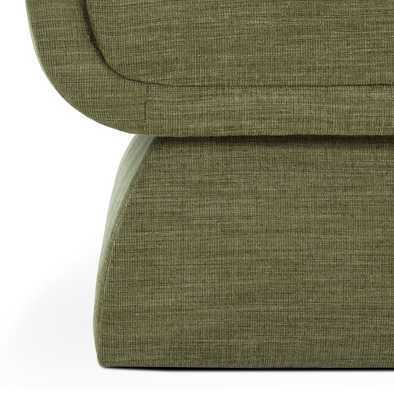 Méridienne Zeno Chenille, Vert mousse