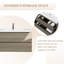 Meuble-lavabo double 72 po avec plateau en résine Leonelo-640498649