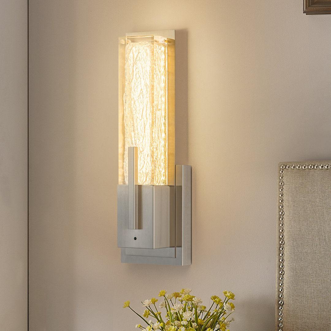 Rechargeable Dimmable Wall Light 15" Wireless Flush Mount Wall Sconce Mercer41