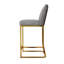 Ensemble de 2 chaises de bar de style moderne, tabourets hauts confortables avec une conception flexible pour les bars, les restaurants et les comptoirs de cuisine