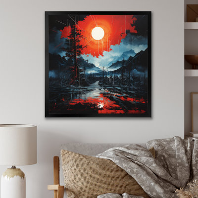 «Dramatic Lightning Nights III», reproduction sur toile