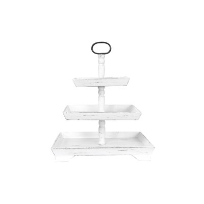 Wood Tiered Stand