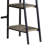 Rustic Oak And Black Desk With Construction 2 Shelf For Organization Rectangular Work Smart Storage Options