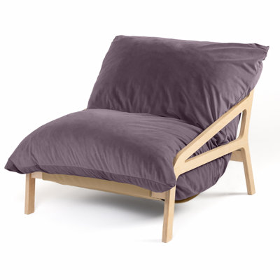 Méridienne avec coussin Wood
