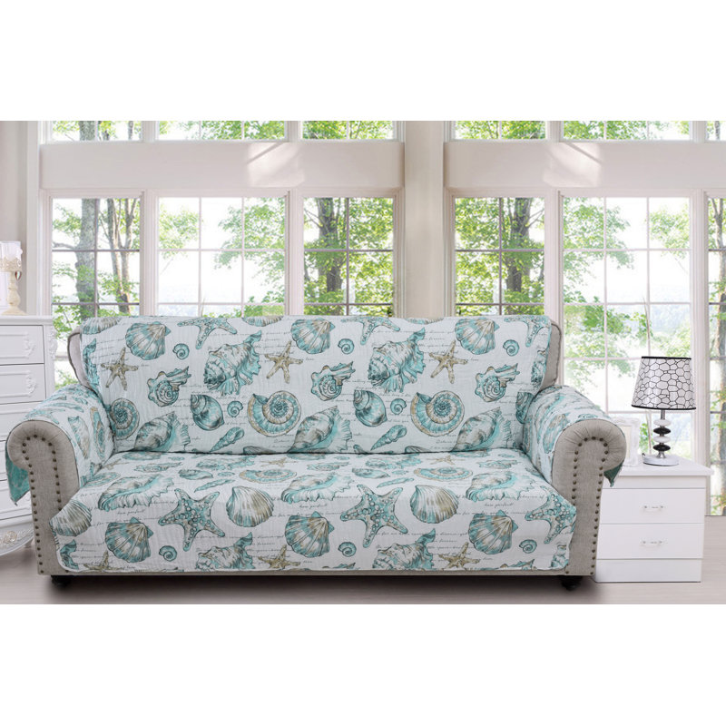 Housse pour meuble réversible Cruz, H 77 po x l 127 po x P 0,25 po, Blanc