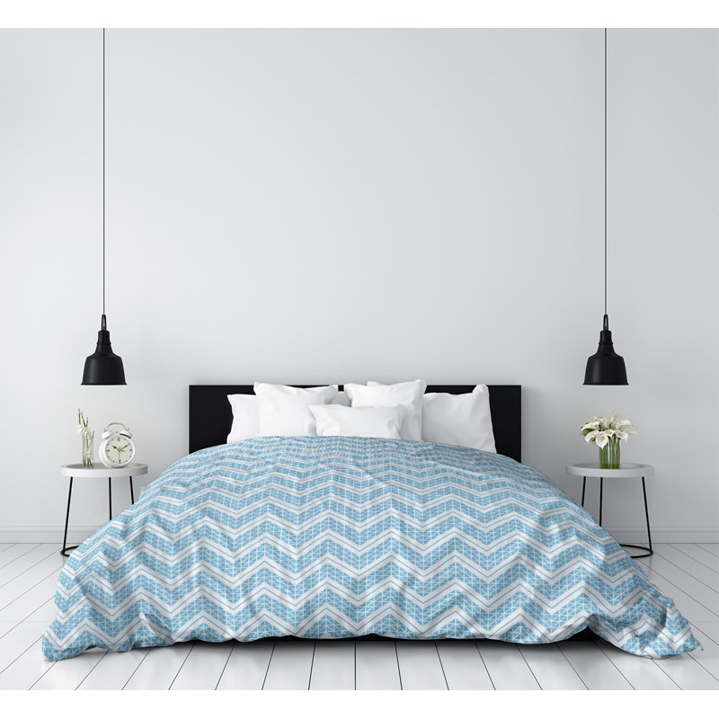 Housse de couette simple Rhonda Cheval, Housse de couette simple TG, Sarcelle clair, Microfibre