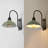 Manasi 12.25" 1-Light Farmhouse Industrial Indoor/Outdoor Iron LED Gooseneck Arm Outdoor Sconce-71439705
