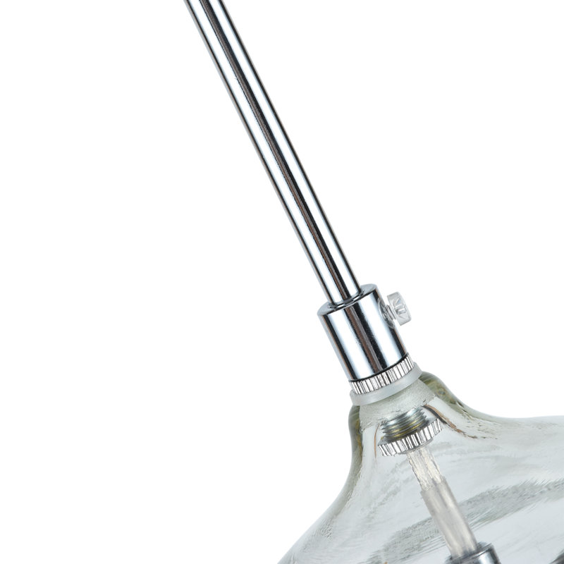 Luminaire suspendu simple à 1 lumière avec accents en fer forgé Betton