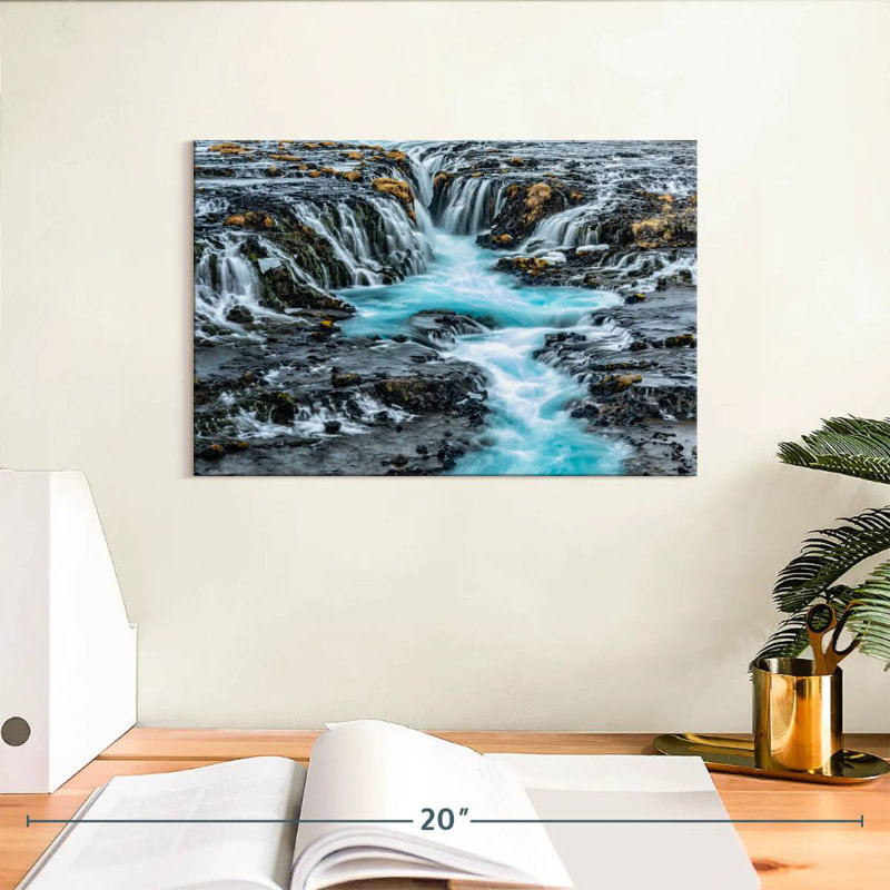 Cascade Alvord Bruarfoss en Islande II, H 8 po x l 12 po