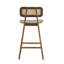 Tabouret de bar en bois Bari, ensemble de 2-1677395219