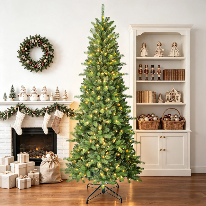 Arbre de Noël artificiel avec charnières, 7'
