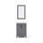 Elizabeth 24" Carrara White Marble Countertop Bath Vanitywith Mirror-1387599842