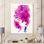 «Mauve Floral», reproduction d'art sur toile glamour