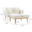 Chaise longue Classic, chaise d'appoint moderne en tissu pour chambre à coucher ou salon,-1886739010