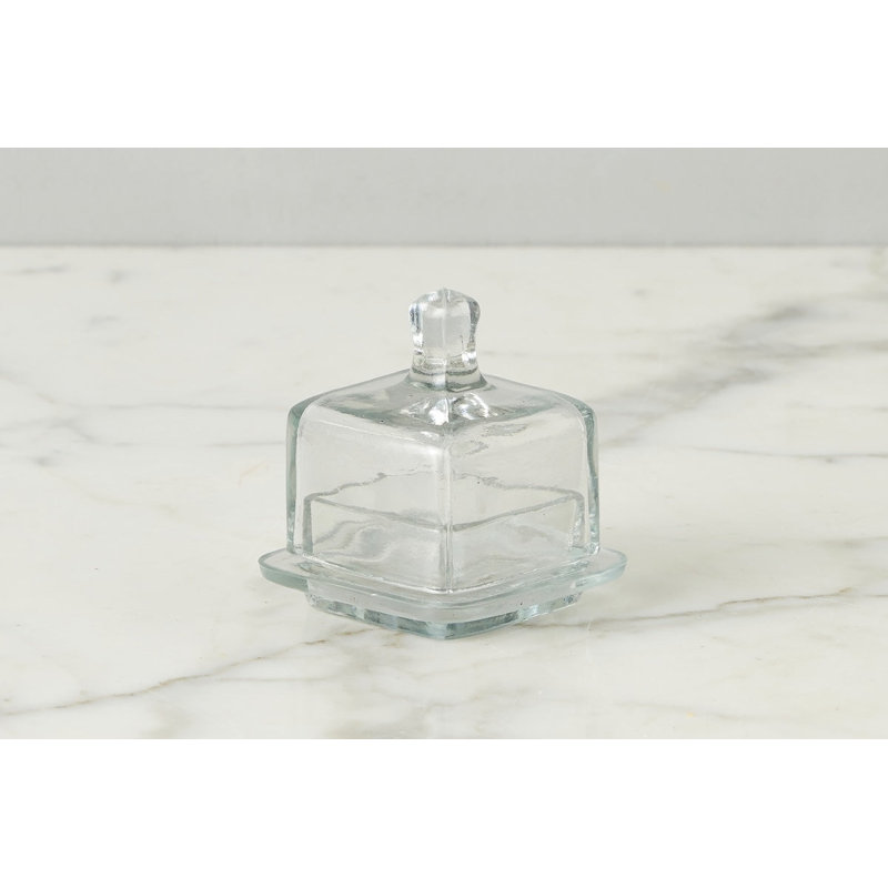 Bistro Glass Jam Jar, Square