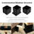 2 Sets Diy Pergola Brackets 3-Way Right Angle Corner Bracket
