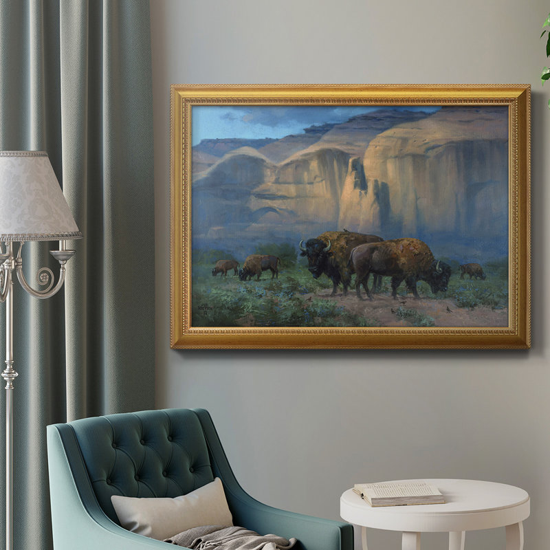 The Classic West - Peinture sur toile encadrée, L 20 po x H 16 po
