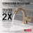 Arvo Single Hole Pull-Down Bathroom Faucet, Pull Out Sprayer Bathroom Sink Faucet-103531871