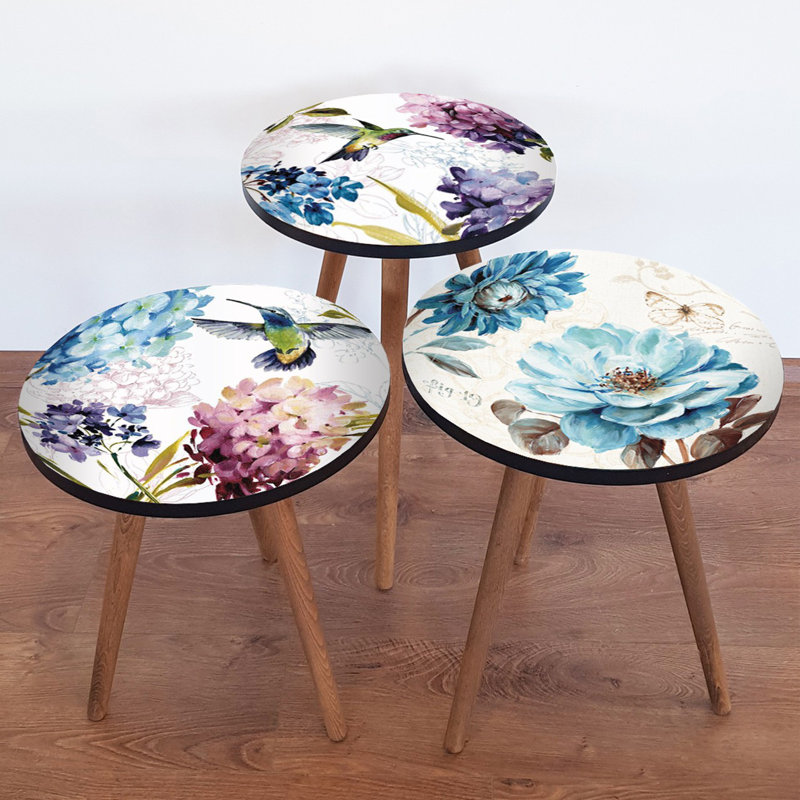 Tables gigognes 3 pieds Backman