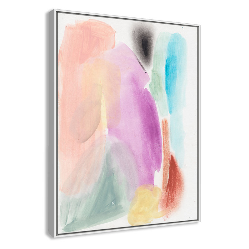 Vivd Space I Print par Bea Dina, Non, H 41,5 po x l 31,5 po x P 2 po, Toile encadrée flottée blanche