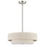 Lustre semi-encastré en tissu 4 lumières Maskell-1147556285