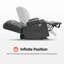 Fauteuil inclinable électrique de 27,2 po Syeda-110524273