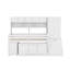 Lit mezzanine simple en bois avec tiroirs et tablettes-1387791664