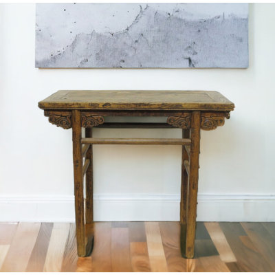 37.4'' Solid Wood Console Table