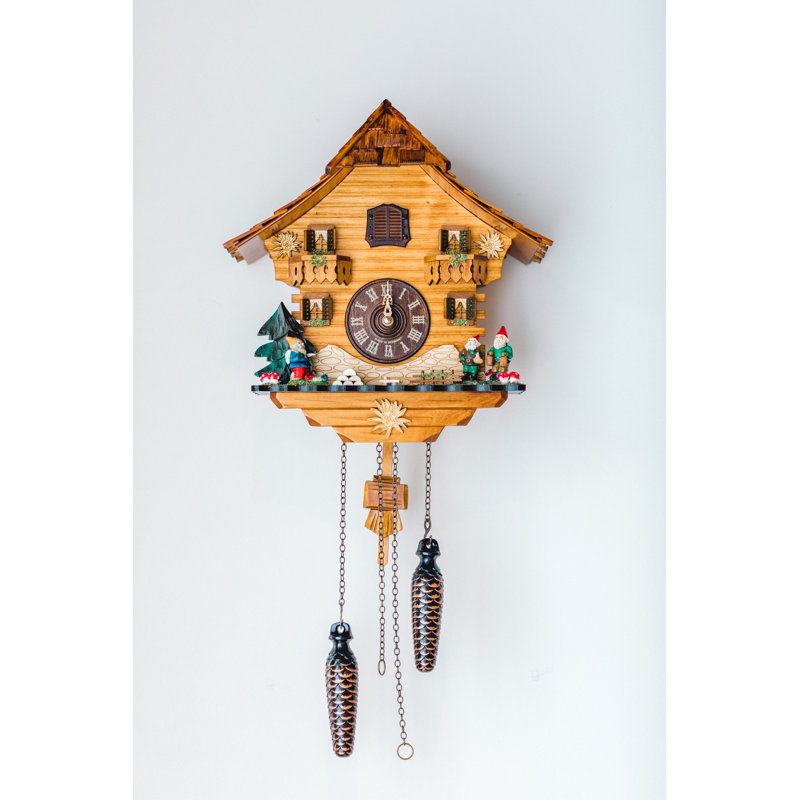 Sessoms Wood Wall Clock