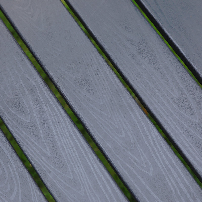 Ensemble de chaises de terrasse pour l'extérieur Hdpe, nécessitant peu d'entretien - pour les jardins, les cours et les terrasses - Noir (dossier)