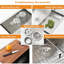Évier de cuisine encastré à cuve simple en acier inoxydable de calibre 16 R10 de 33 po avec station de travail intégrée et accessoires (lot de 5) Work-Work