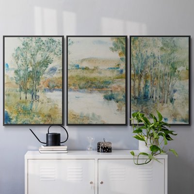 Trees on the Creek I - Toile encadrée multi-pièces