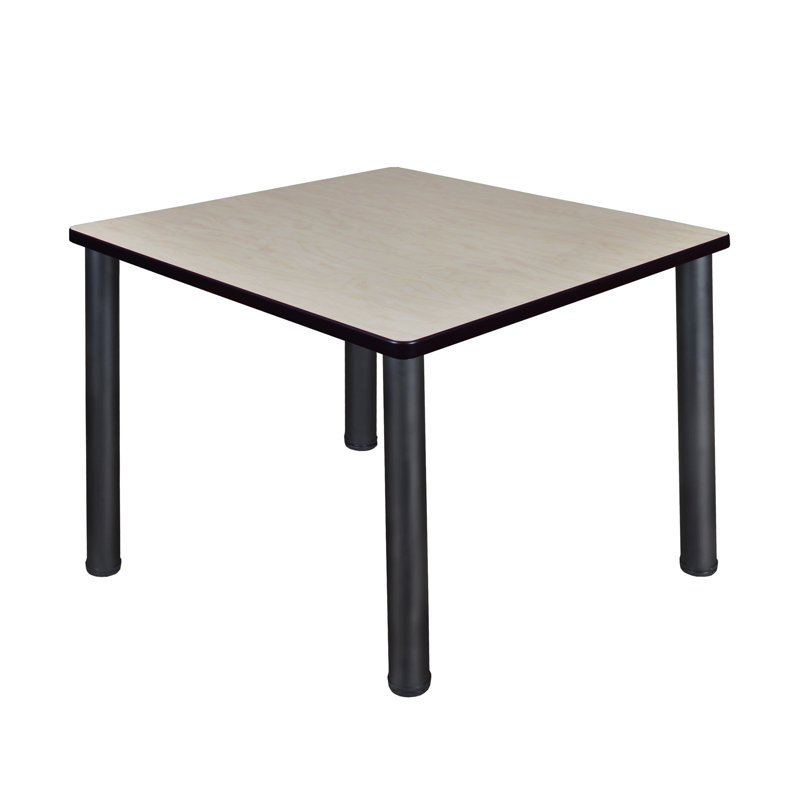 Plateau de table Kee, H 29 po x L 36 po x l 36 po, Noir, Érable