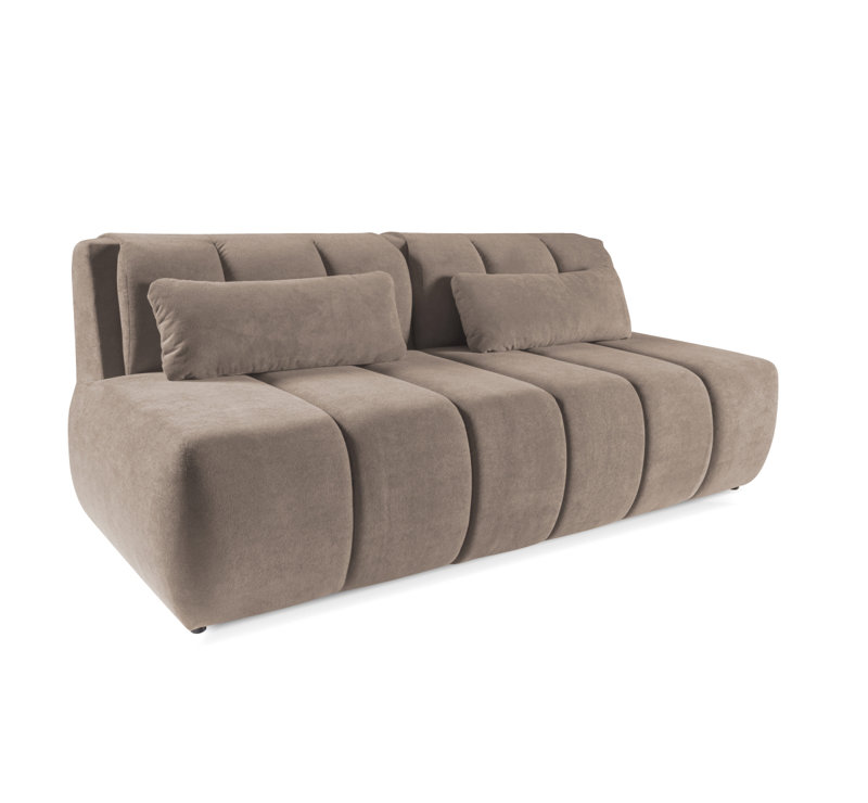 Deri sofa, 3-seater., Beige